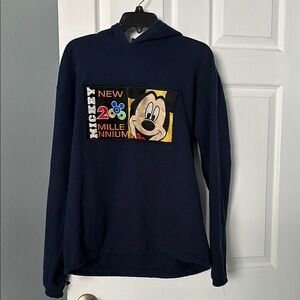 Disney Mickey Millennium Hoodie - Navy